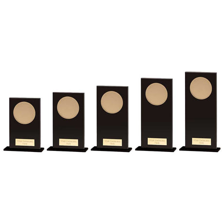 Hero Matrix Multisport Glass Award Black - Trophies - Prudhoe Rosettes
