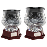 Lindisfarne Saint Finan Crystal Vase - Trophies - Prudhoe Rosettes