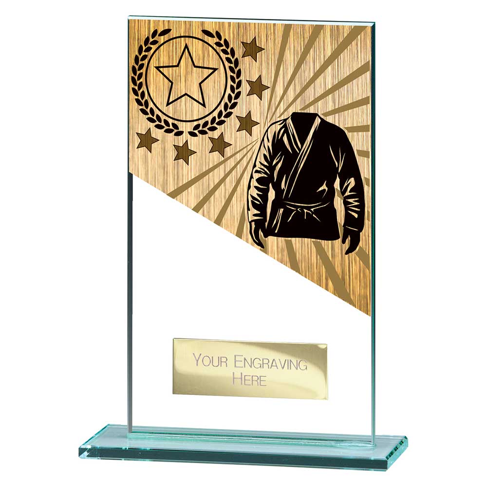 Mustang Martial Arts Jade Glass Award