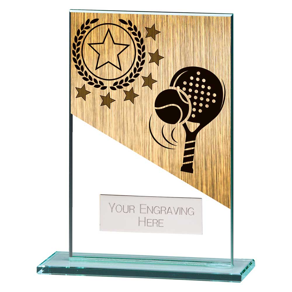 Mustang Padel Jade Glass Award