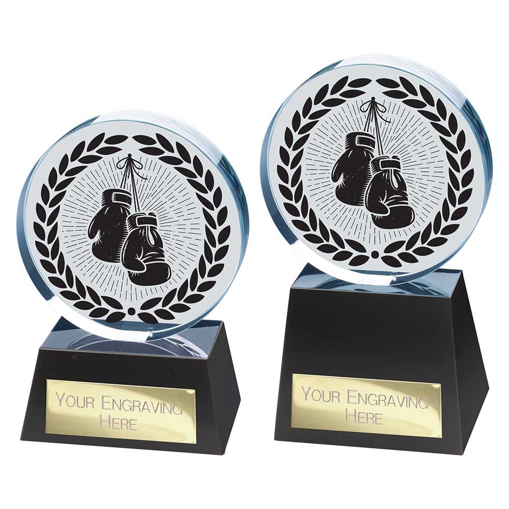 Emperor Boxing Crystal Award - Trophies - Prudhoe Rosettes