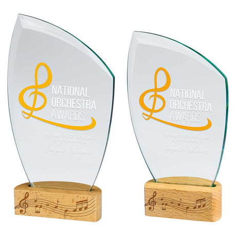 Pulse Glass - Trophies - Prudhoe Rosettes