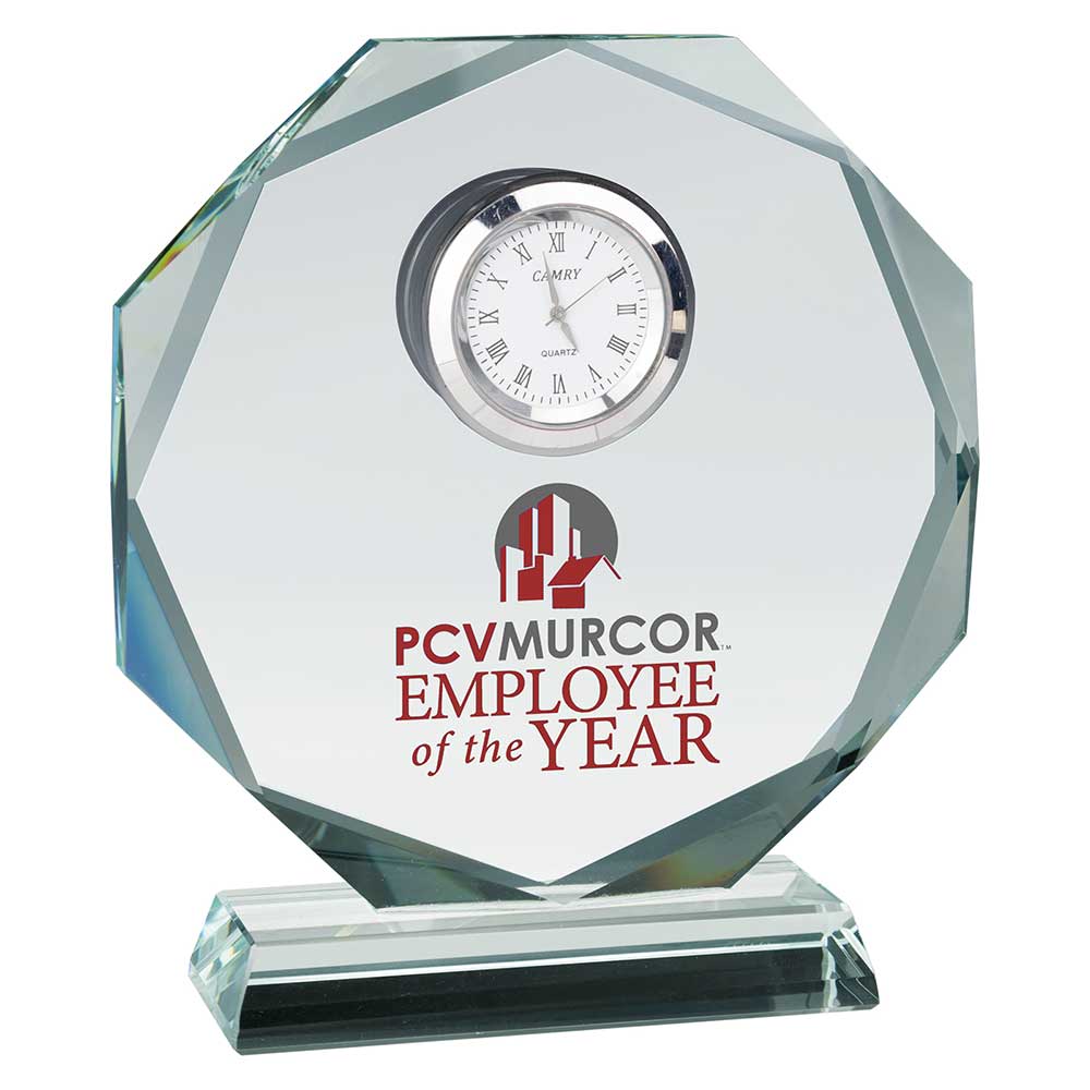 Recognition Clock Jade Award