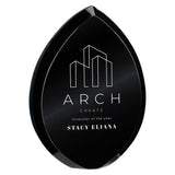 Supremacy Crystal Award Carbon Black