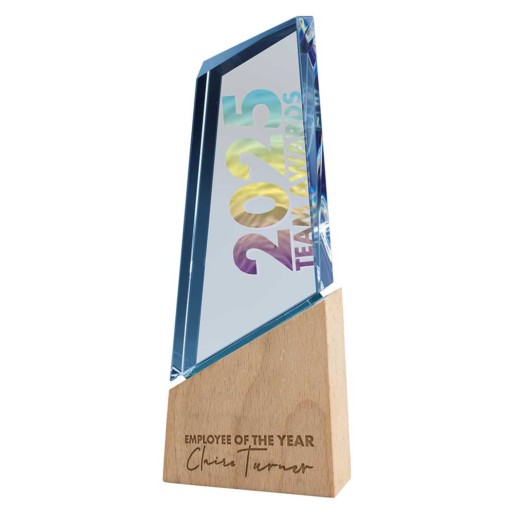 Mountain Peak Glass Award