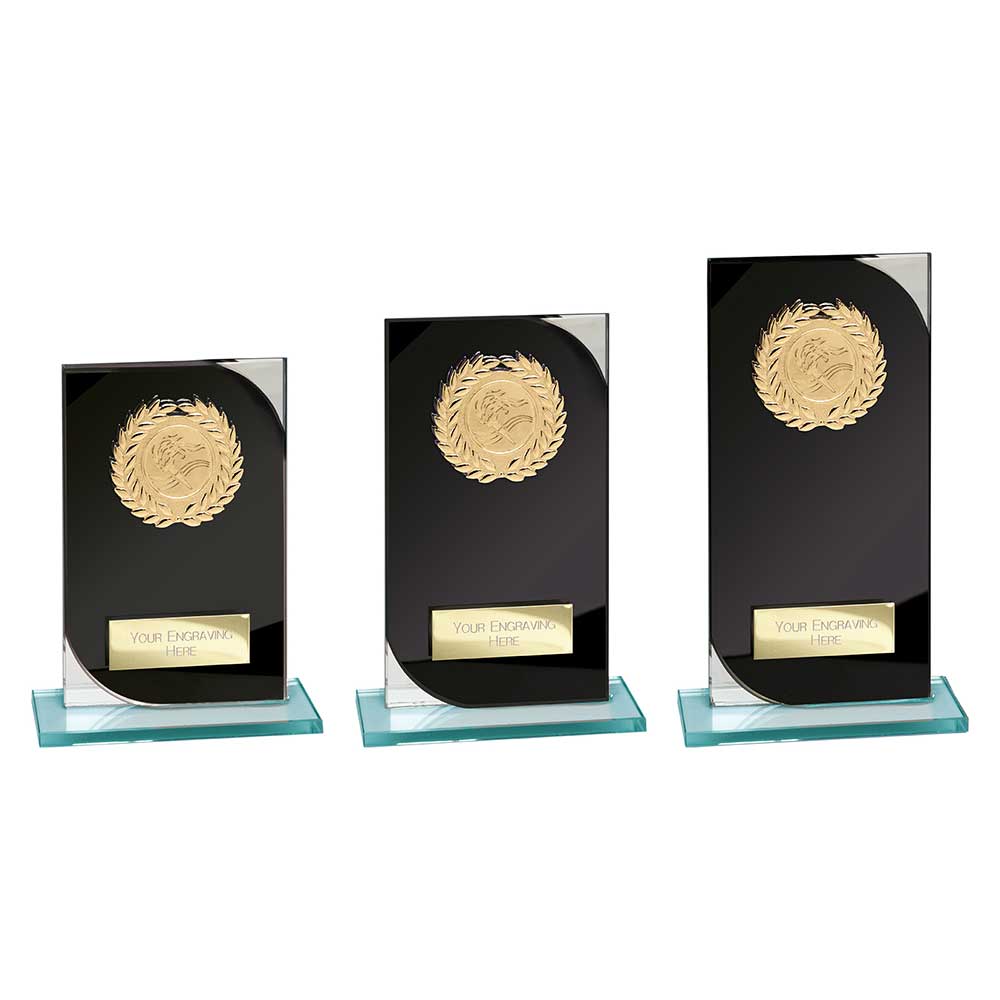 Seismic Multisport Glass Black & Silver - Trophies - Prudhoe Rosettes