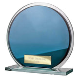 Seismic Multisport Circle Mirror Glass Blue & Silver