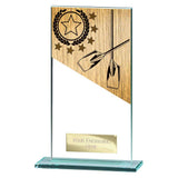 Mustang Rowing Jade Glass Award