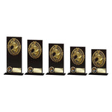 Maverick Hero Equestrian Glass Award Jet Black