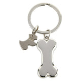 Pets Dog & Bone Keyring