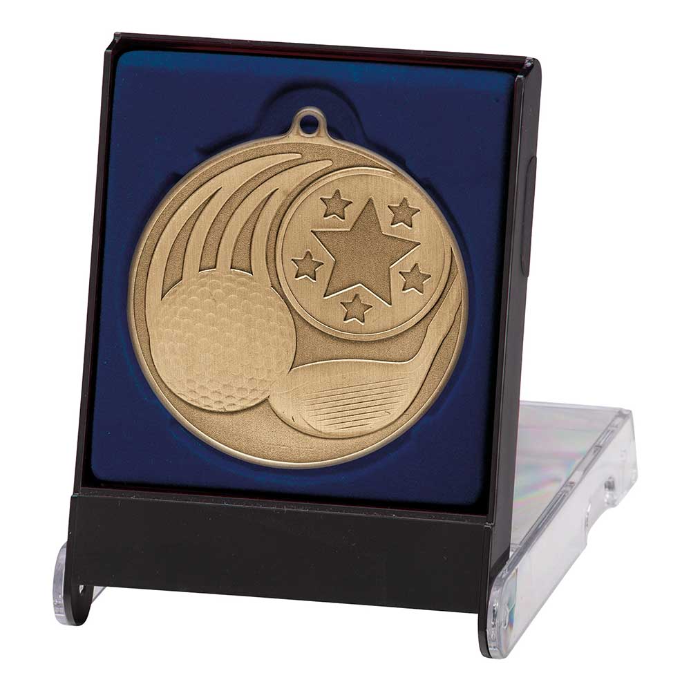Iconic Golf Medal & Box