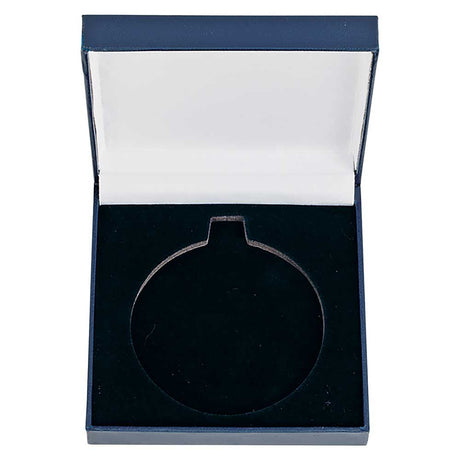 Classic Leatherette Medal Box Blue