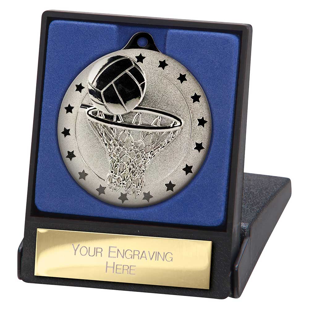 Cascade Stars Netball Medal & Box