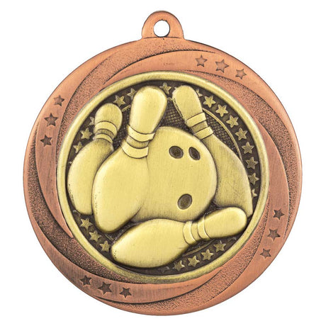 Superstar Ten Pin Bowling Medal