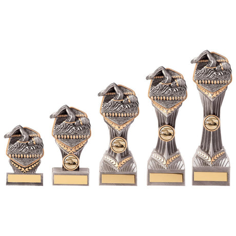 Falcon Swimming Female Award - Medals - Prudhoe Rosettes