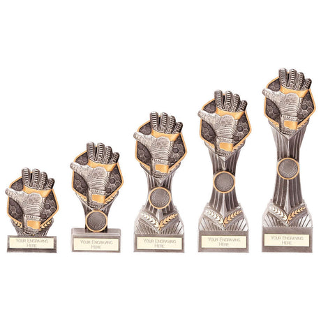 Falcon Football Goalkeeper Award - Trophies - Prudhoe Rosettes