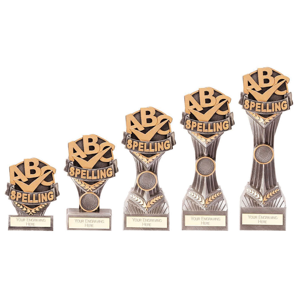 Falcon School Spelling Award - Trophies - Prudhoe Rosettes