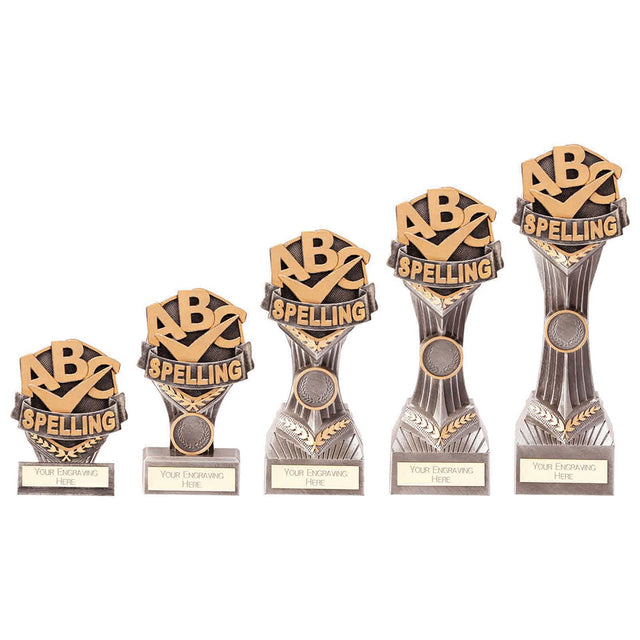 Falcon School Spelling Award - Trophies - Prudhoe Rosettes