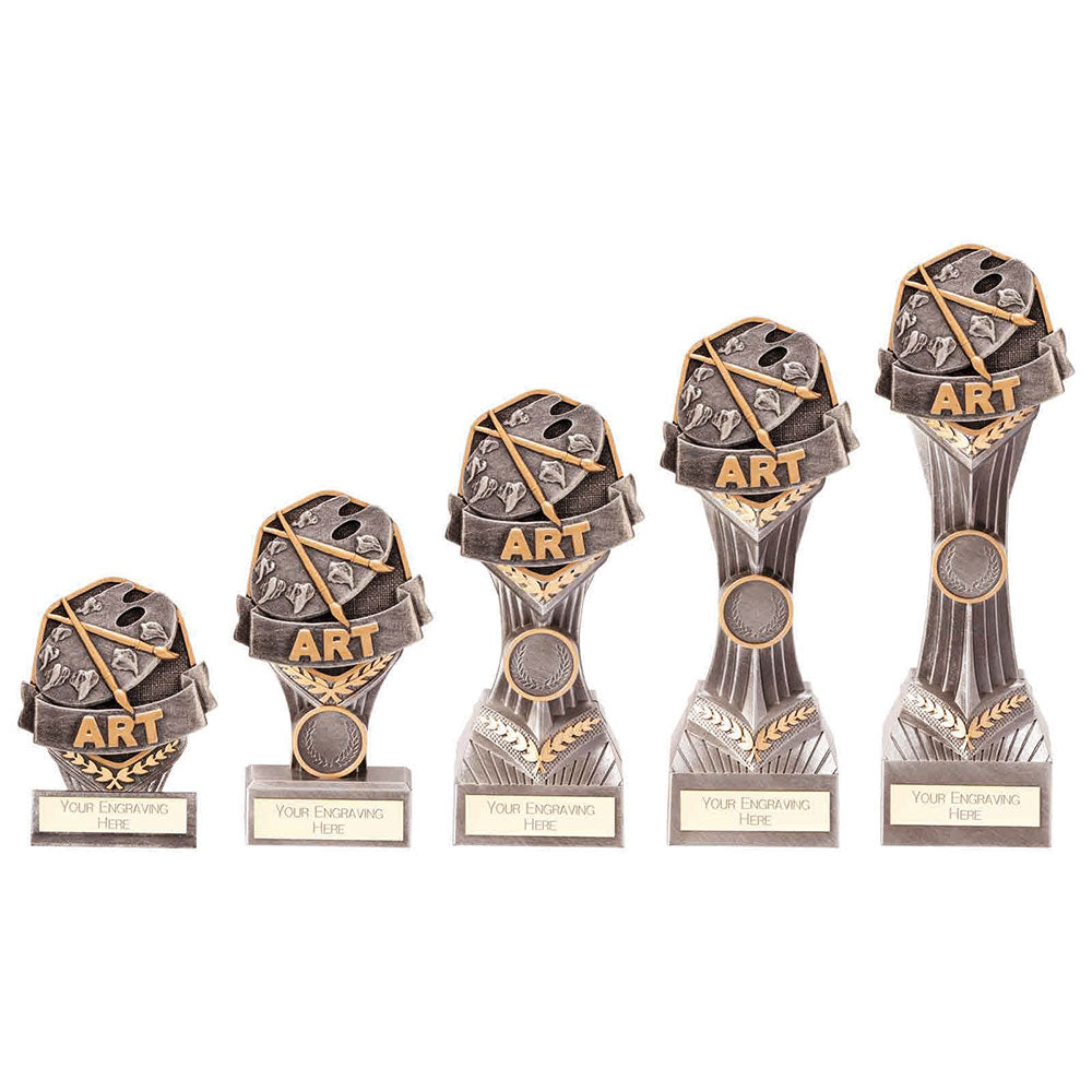 Falcon School Art Award - Trophies - Prudhoe Rosettes