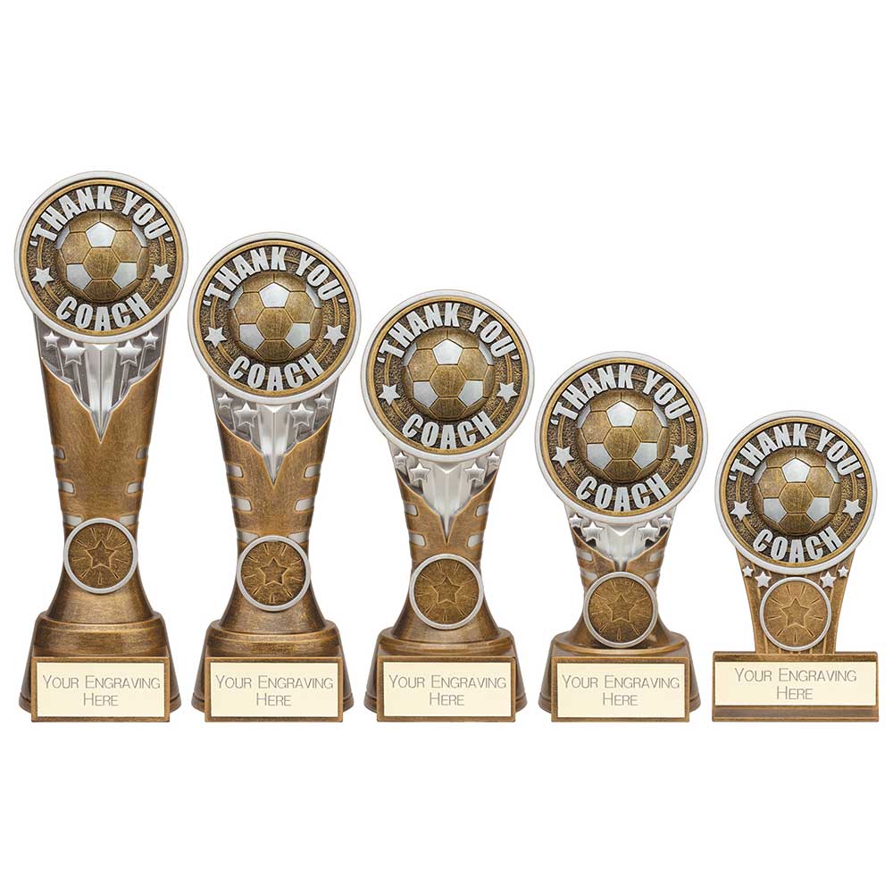 Ikon Tower Thank you Coach Award - Trophies - Prudhoe Rosettes