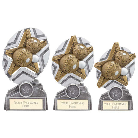 The Stars Bowls Plaque Award - Trophies - Prudhoe Rosettes