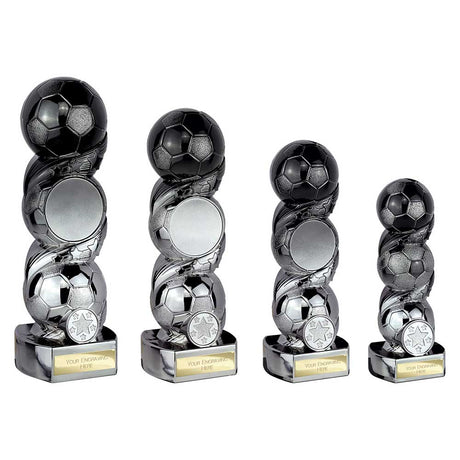 Hat-trick Strike Football - Trophies - Prudhoe Rosettes