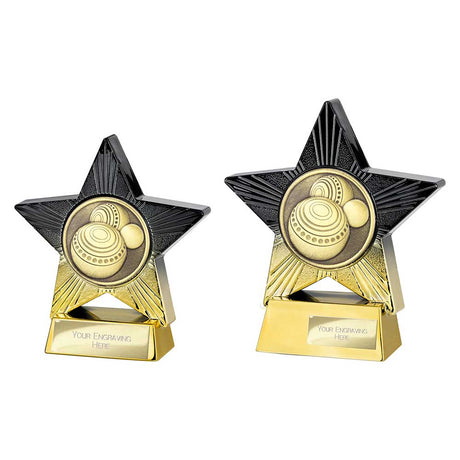 Superstar Lawn Bowls Award - Trophies - Prudhoe Rosettes