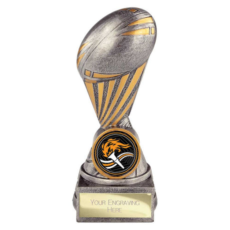 Digital Rugby Award Antique Silver & Gold