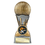 Digital Basketball Award Antique Silver & Gold