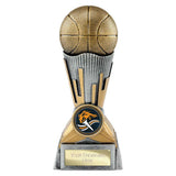 Digital Basketball Award Antique Silver & Gold