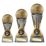 Digital Basketball Award Antique Silver & Gold