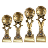 Star Breaker Football Award Metallic Antique Gold