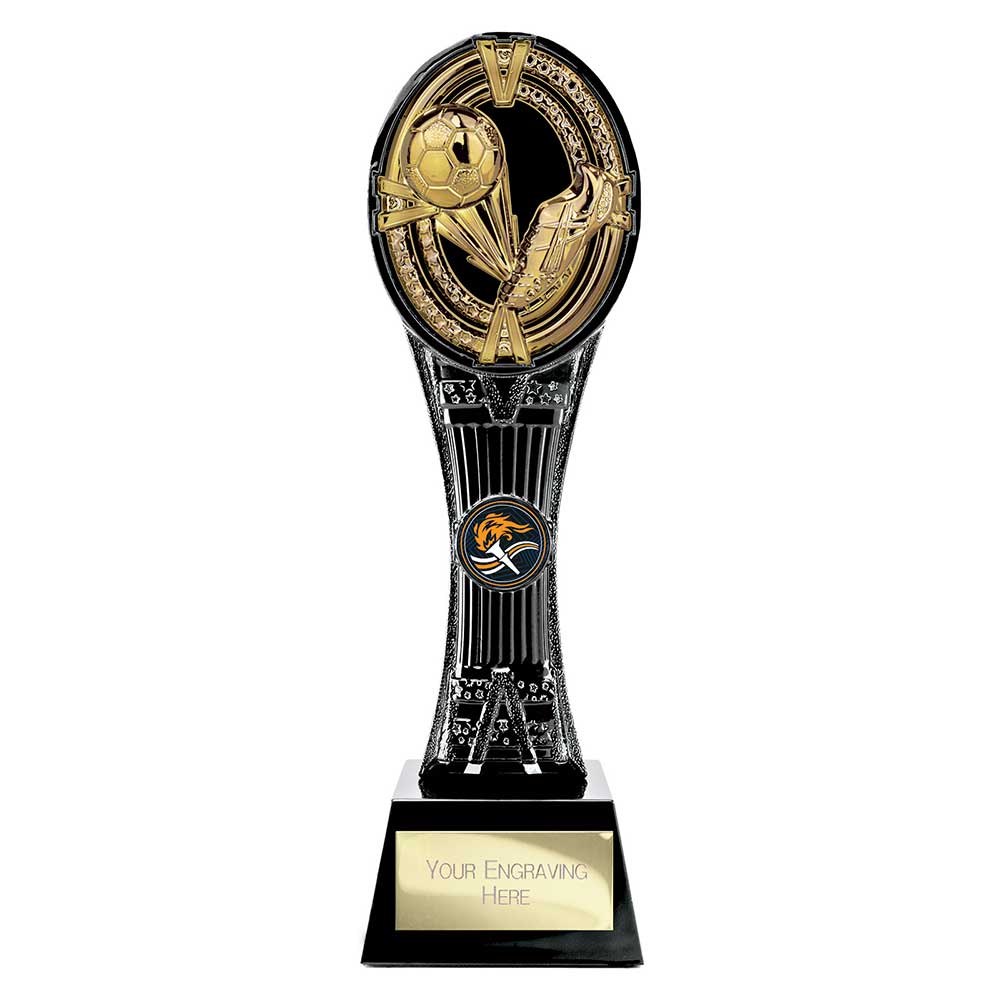 Maverick Extreme Tower Football Award Black & Fusion Gold