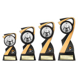 Mania Tower Martial Arts Award Carbon Black & Gold
