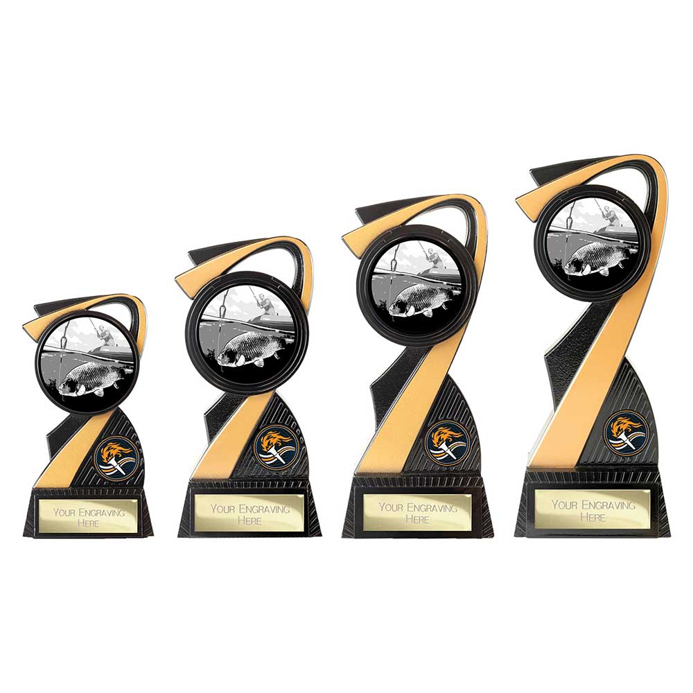 Mania Tower Angling Award Carbon Black & Gold
