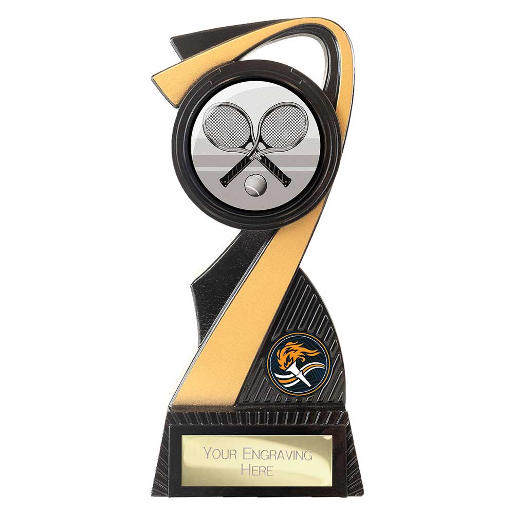 Mania Tower Tennis Award Carbon Black & Gold