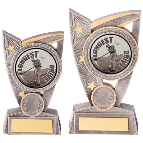 Triumph Golf Longest Drive Award - Trophies - Prudhoe Rosettes