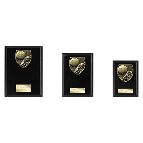 Cobra Plaque Football Boot & Ball Award - Trophies - Prudhoe Rosettes