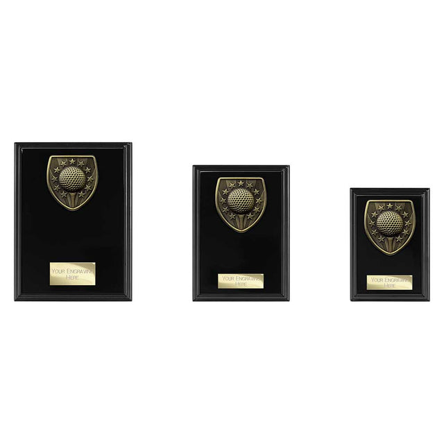 Cobra Plaque Golf Award - Trophies - Prudhoe Rosettes