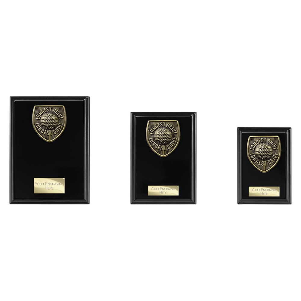 Cobra Plaque Golf Longest Drive Award - Trophies - Prudhoe Rosettes