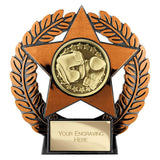 Emperor Star Boxing Plaque Bronze