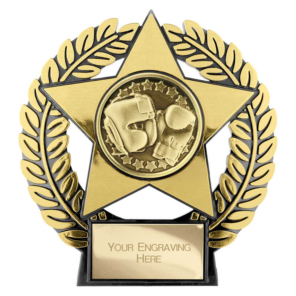 Emperor Star Boxing Plaque Bronze