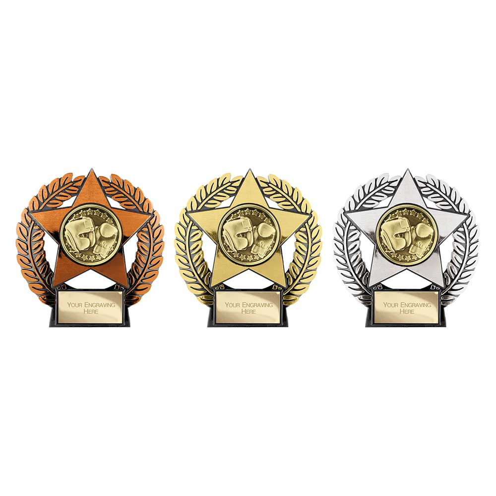 Emperor Star Boxing Plaque Bronze