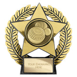 Emperor Star Lawn Bowls Plaque Bronze