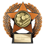 Emperor Star Pool Plaque Bronze