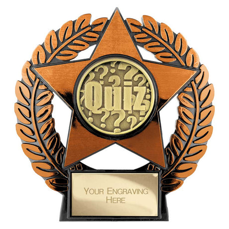 Emperor Star Quiz Plaque Bronze 120mm