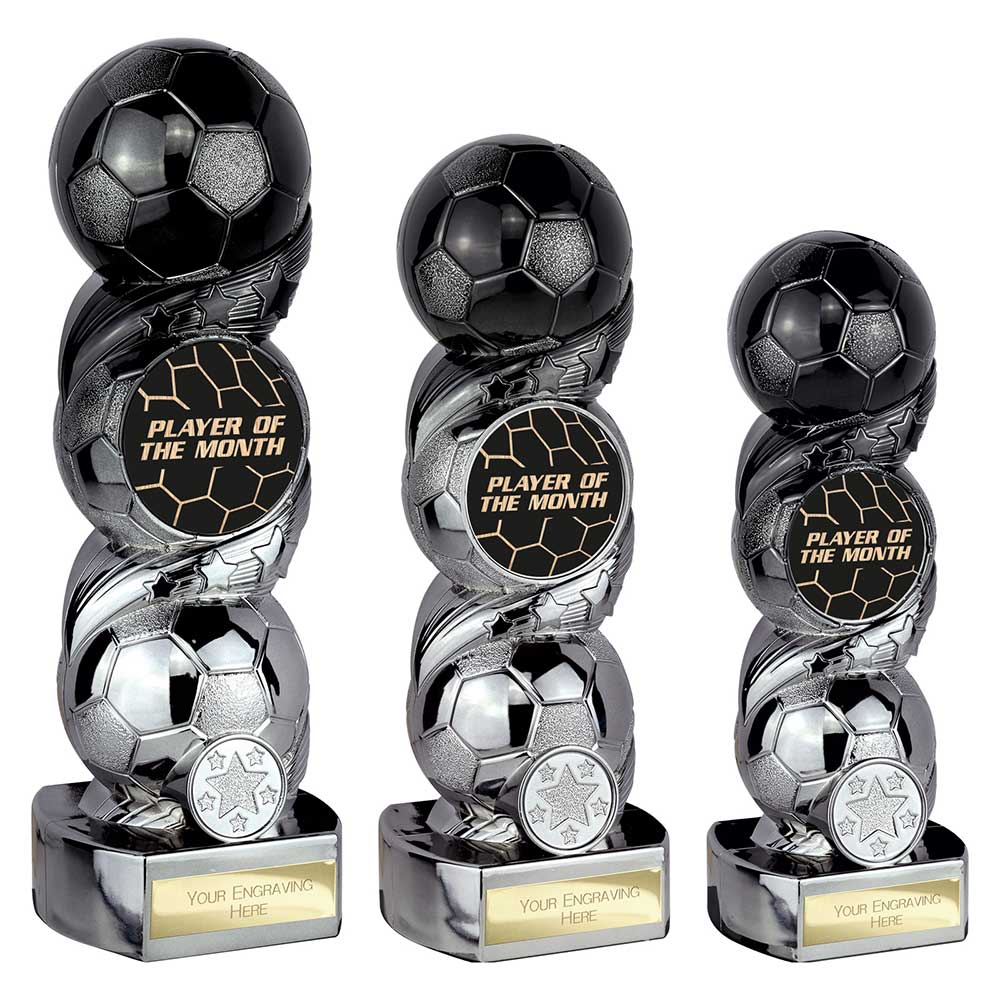 Hat-trick Strike Player of Month - Trophies - Prudhoe Rosettes