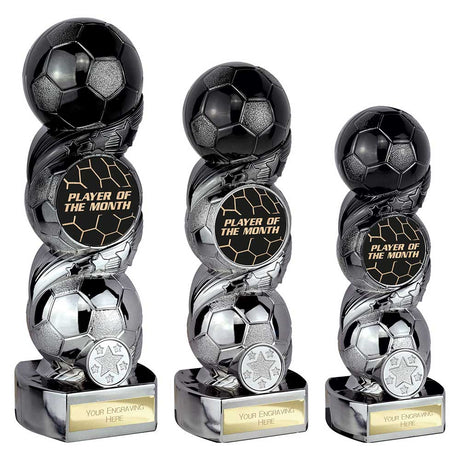 Hat-trick Strike Player of Month - Trophies - Prudhoe Rosettes