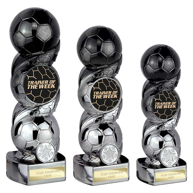 Hat-trick Strike Trainer of Week - Trophies - Prudhoe Rosettes