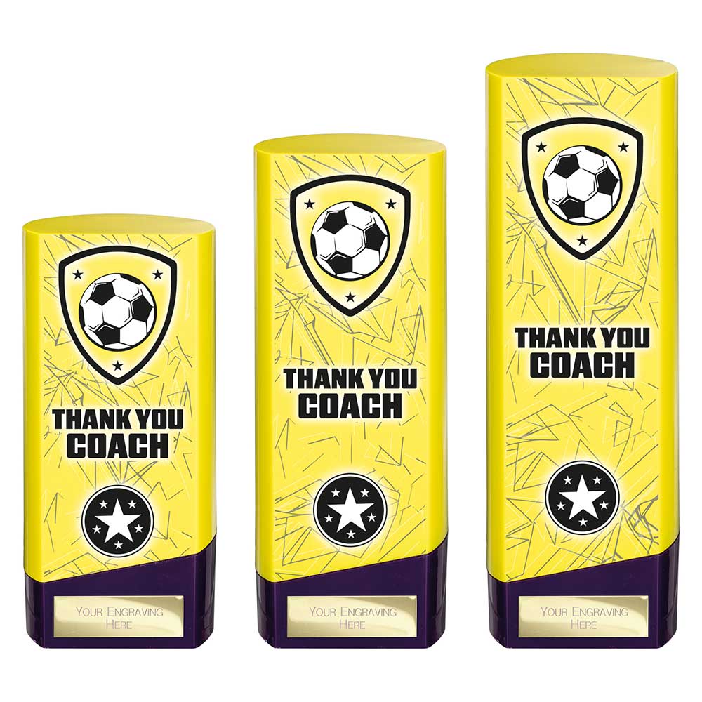 Prime Heavyweight Thank You Coach - Trophies - Prudhoe Rosettes